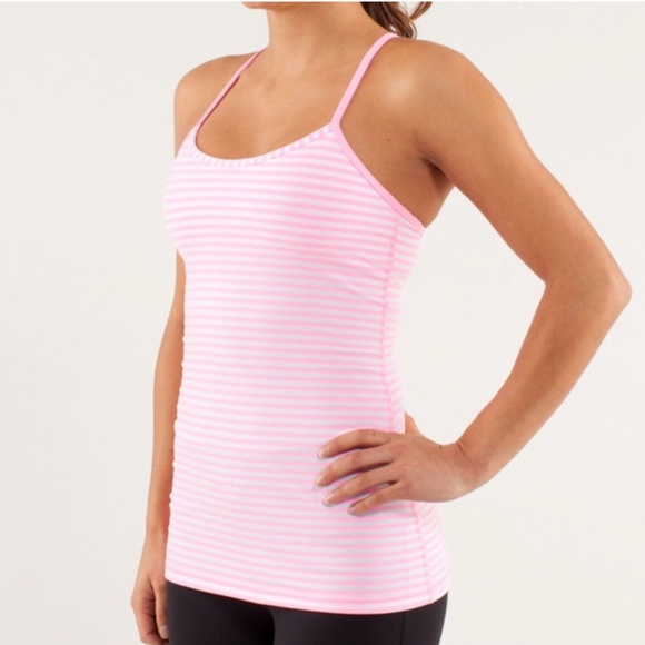 lululemon athletica Tops - 🍋 LULULEMON STRIPE STRETCH WORKOUT TANK TOP 2